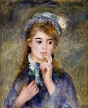 The Ingenue by Pierre-Auguste Renoir Oil Painting