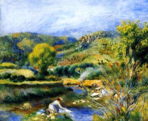 The Laundress by Pierre-Auguste Renoir Oil Painting