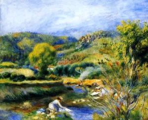 The Laundress by Pierre-Auguste Renoir Oil Painting