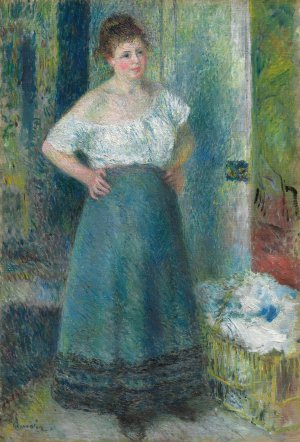 The Laundress by Pierre-Auguste Renoir Oil Painting