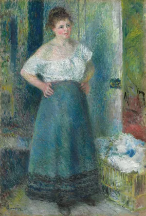 The Laundress by Pierre-Auguste Renoir Oil Painting