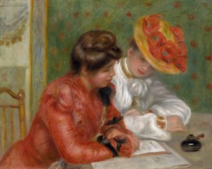 The Letter by Pierre-Auguste Renoir Oil Painting