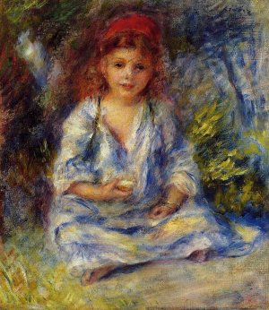 The Little Algerian Girl Oil painting by Pierre-Auguste Renoir