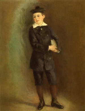 The Little School Boy by Pierre-Auguste Renoir Oil Painting