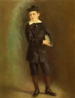 The Little School Boy painting by Pierre-Auguste Renoir