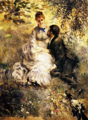 The Lovers by Pierre-Auguste Renoir Oil Painting