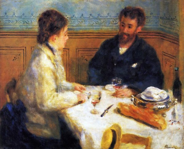 The Luncheon by Pierre-Auguste Renoir - Hand-Painted Oil Painting Reproduction