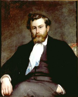 The Painter Alfred Sisley by Pierre-Auguste Renoir Oil Painting