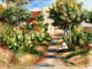The Painter's Garden by Pierre-Auguste Renoir - Oil Painting Reproduction