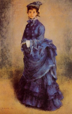 The Parisian Oil painting by Pierre-Auguste Renoir