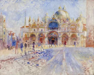 The Piazza San Marco, Venice by Pierre-Auguste Renoir Oil Painting