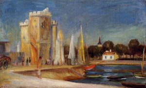 The Port of Rochelle by Pierre-Auguste Renoir Oil Painting