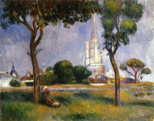 The Powder Magazine at La Rochelle by Pierre-Auguste Renoir Oil Painting