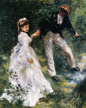 The Promenade by Pierre-Auguste Renoir - Oil Painting Reproduction