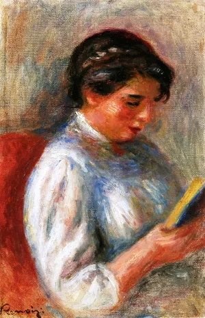 The Reader by Pierre-Auguste Renoir - Oil Painting Reproduction