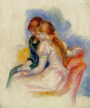 The Reading by Pierre-Auguste Renoir Oil Painting