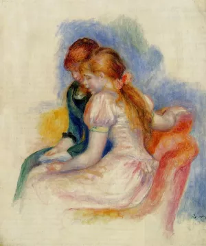 The Reading by Pierre-Auguste Renoir Oil Painting