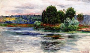 The River Oil painting by Pierre-Auguste Renoir