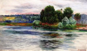 The River by Pierre-Auguste Renoir - Oil Painting Reproduction