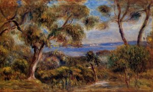 The Sea at Cagnes by Pierre-Auguste Renoir Oil Painting
