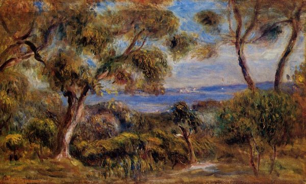 The Sea at Cagnes by Pierre-Auguste Renoir - Hand-Painted Oil Painting Reproduction