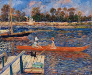 The Seine at Argenteuil by Pierre-Auguste Renoir Oil Painting