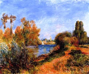 The Seine at Argenteuil by Pierre-Auguste Renoir Oil Painting