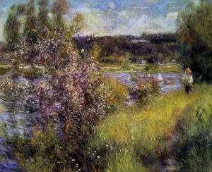 The Seine at Chatou by Pierre-Auguste Renoir - Oil Painting Reproduction