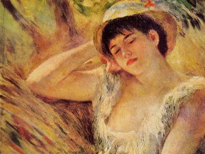 The Sleeper by Pierre-Auguste Renoir Oil Painting