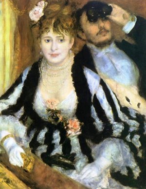 The Theater Box by Pierre-Auguste Renoir Oil Painting