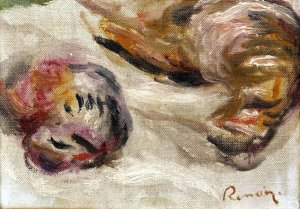 The Woodcocks Les Becasses by Pierre-Auguste Renoir Oil Painting