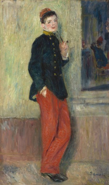 The Young Soldier  by Pierre-Auguste Renoir - Hand-Painted Oil Painting Reproduction