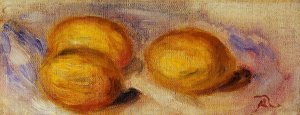 Three Lemons by Pierre-Auguste Renoir Oil Painting