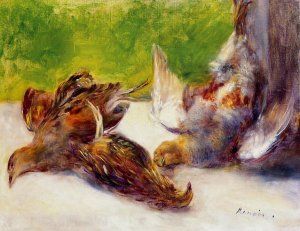 Three Partridges by Pierre-Auguste Renoir Oil Painting
