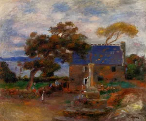 Treboul, Near Douardenez, Brittany by Pierre-Auguste Renoir Oil Painting