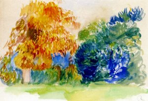 Trees by Pierre-Auguste Renoir Oil Painting