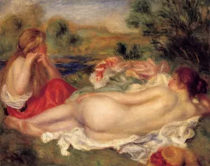 Two Bathers by Pierre-Auguste Renoir - Oil Painting Reproduction