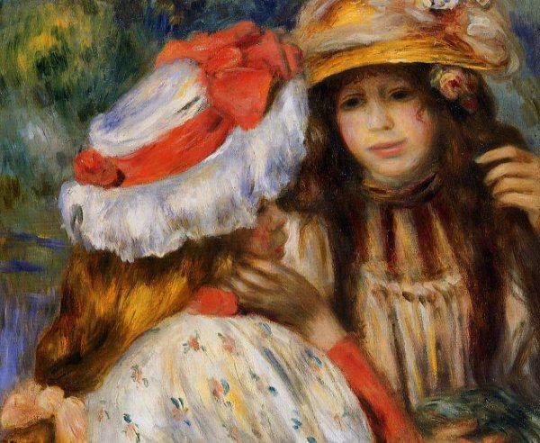 Main Product Photo of Two Sisters Painting by Pierre-Auguste Renoir