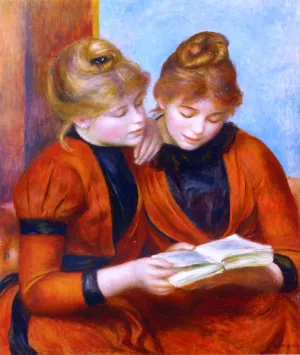 Two Sisters by Pierre-Auguste Renoir Oil Painting