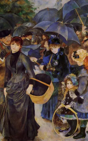 Umbrellas by Pierre-Auguste Renoir - Oil Painting Reproduction