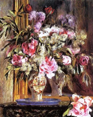 Vase of Flowers 2 by Pierre-Auguste Renoir Oil Painting