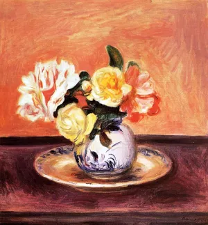 Vase of Flowers 3 by Pierre-Auguste Renoir - Oil Painting Reproduction