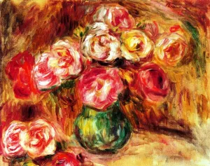 Vase of Flowers 5 by Pierre-Auguste Renoir - Oil Painting Reproduction