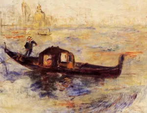 Venetian Gondola by Pierre-Auguste Renoir - Oil Painting Reproduction