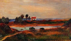 View of Brittany by Pierre-Auguste Renoir Oil Painting