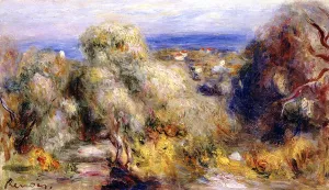 View of Cannet by Pierre-Auguste Renoir Oil Painting