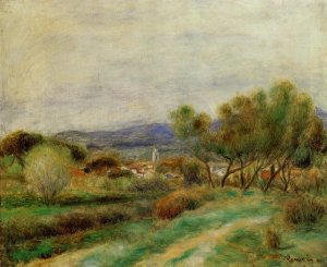 View of La Sayne by Pierre-Auguste Renoir Oil Painting
