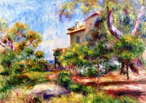 Villa at Cagnes by Pierre-Auguste Renoir Oil Painting