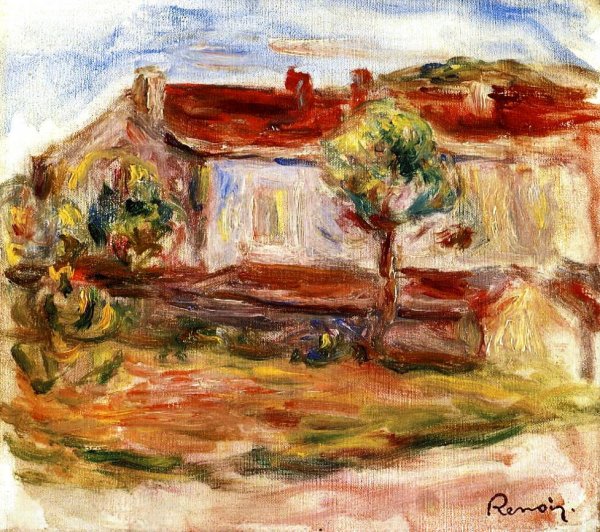 Main Product Photo of White House Painting by Pierre-Auguste Renoir
