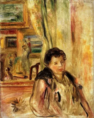 Woman in an Interior 2 Oil painting by Pierre-Auguste Renoir